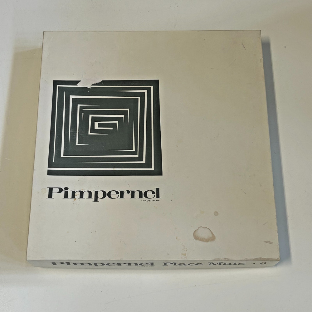 Pimpernel | 6 Old English Inns Cork Placemats Set Vintage | Small Tea Set